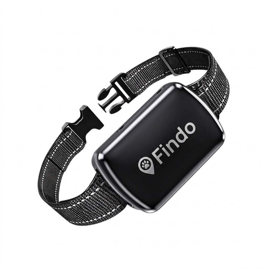 Findo™ Pro 4G GPS Smart Pet Tracker – IP68 Waterproof Real-Time Dog and Cat Locator