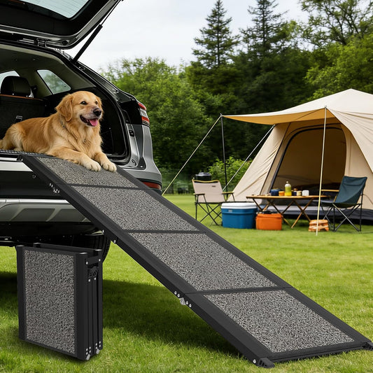 Findo™ Aero-Flex Ultralight Carbon Fiber Pet Ramp for SUVs & Trucks