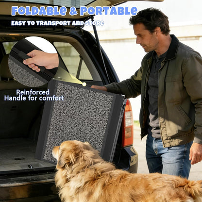 Findo™ Aero-Flex Ultralight Carbon Fiber Pet Ramp for SUVs & Trucks