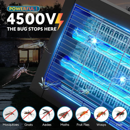 Solar-Guard 4500V Pro Waterproof Outdoor Mosquito & Bug Zapper